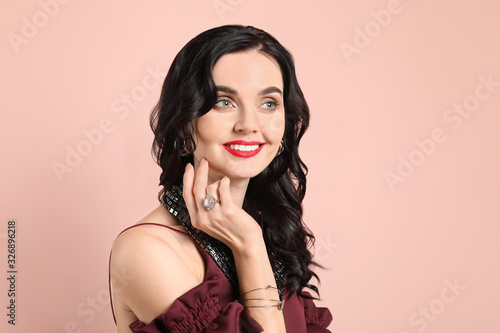 Young woman with beautiful ...