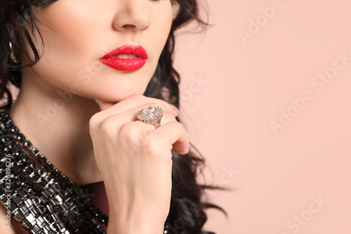 Young woman with beautiful ...