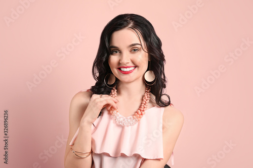 Young woman with beautiful ...