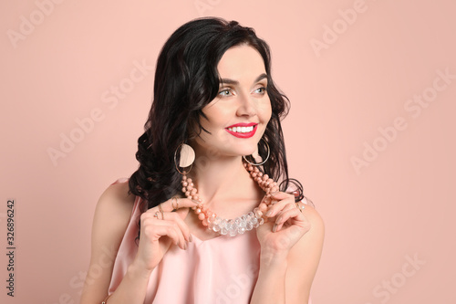 Young woman with beautiful ...