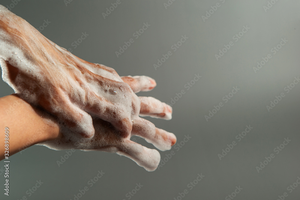 Fototapeta premium Washing hands