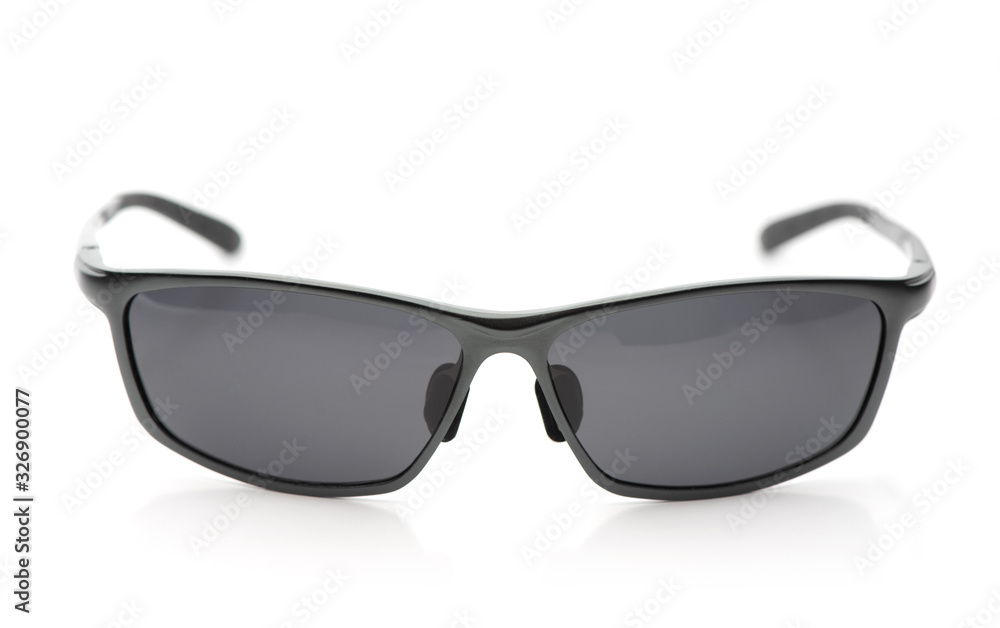 modern unisex plastic sunglasses on white modern unisex plastic sunglasses on white