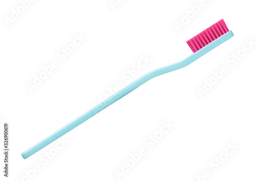 toothbrush for dental care. Isolated with clipping path