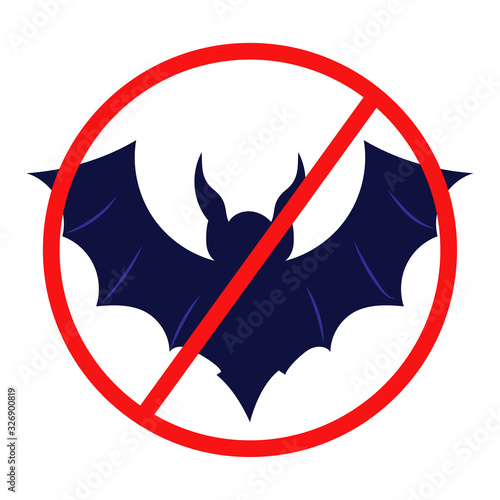 Infographic layout on Prevention wuhan corona virus design vector illustration. bat animal