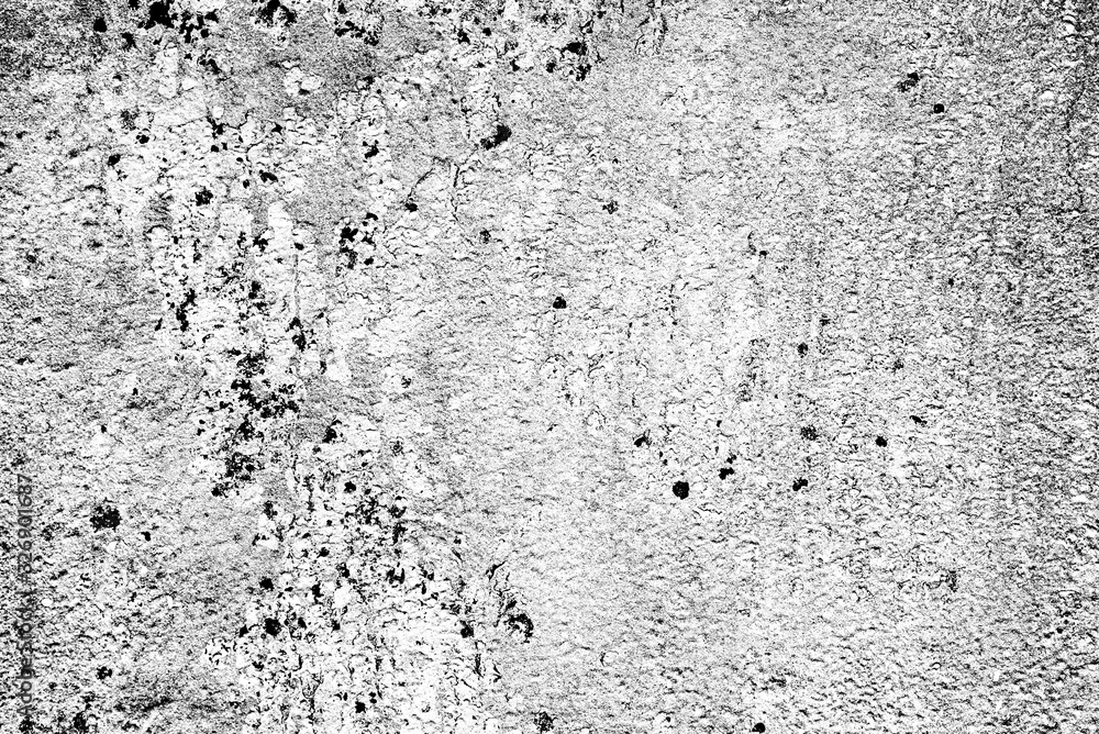 Obraz premium Texture of a concrete wall with cracks and scratches which can be used as a background