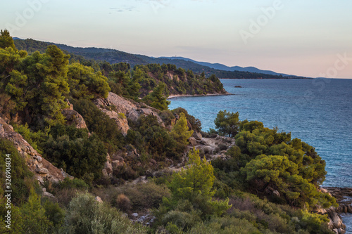 Nikiti, Sithonia, Halkidiki, Greece beach