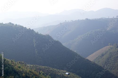 Laos mountain at Oudomxay  Laos