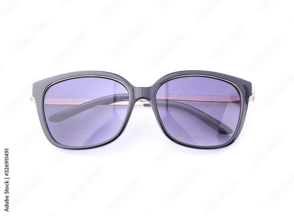 Sunglasses shot on a white background, isolate Sunglasses shot on a white background, isolate
