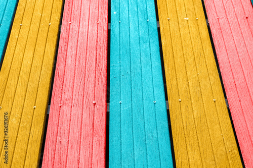 creative multicolored wood background