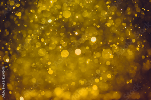 Abstract lights luxury gold bokeh