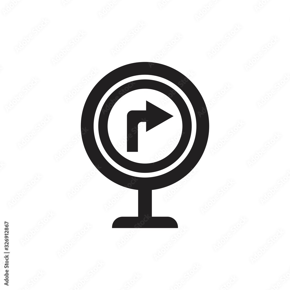 direction icon vector direction icon vector