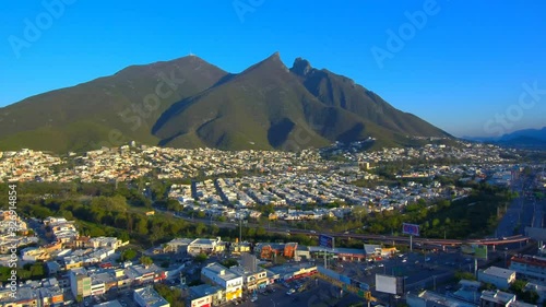Cerro de la Silla, Monterrey, Nuevo León. México photo