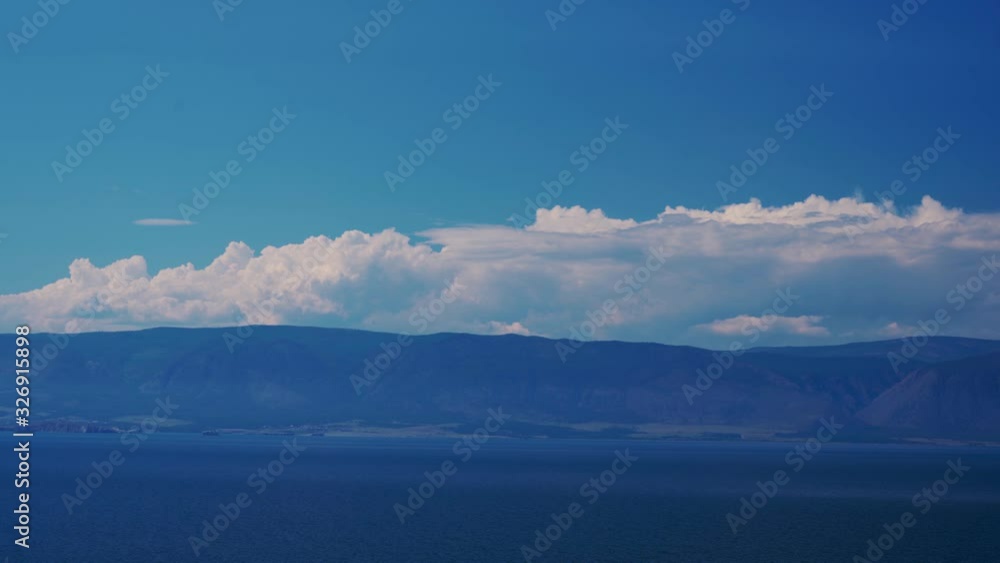 Ferries run between the mainland and the island Olkhon in Baikal. Ferry crossing to Olkhon Island. Ferries run between the mainland and the island Olkhon in Baikal. Ferry crossing to Olkhon Island.
