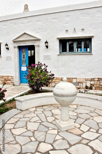 The museum of the Tinian artists at the village of Pyrgos in Tinos island, Cyclades, Greece