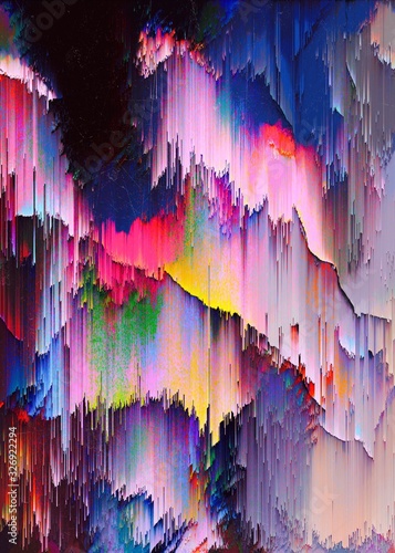 Abstract Geometric Art,Aesthetic Synthwave Cyberpunk Art,Cyberpunk 80s 90s Synthwave Artwork, Home Decor Wall Art,Abstract Painting