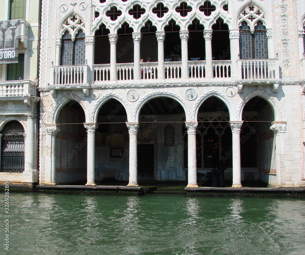 The view from the boat to the ancient buildings of the Venetian streets is amazingly preserved to this day. The view from the boat to the ancient buildings of the Venetian streets is amazingly preserved to this day.