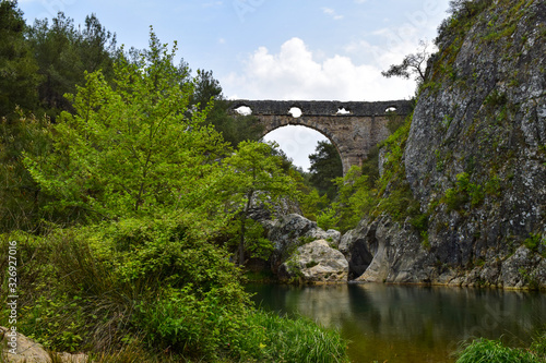 Ancient aqueduct in Kemerdere Village