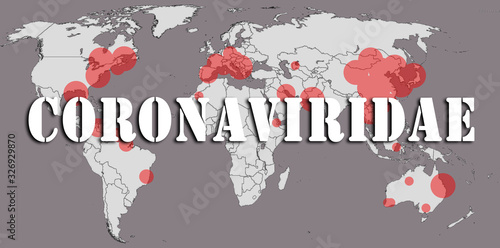 map of human coronavirus infection in the world, the problem of the world