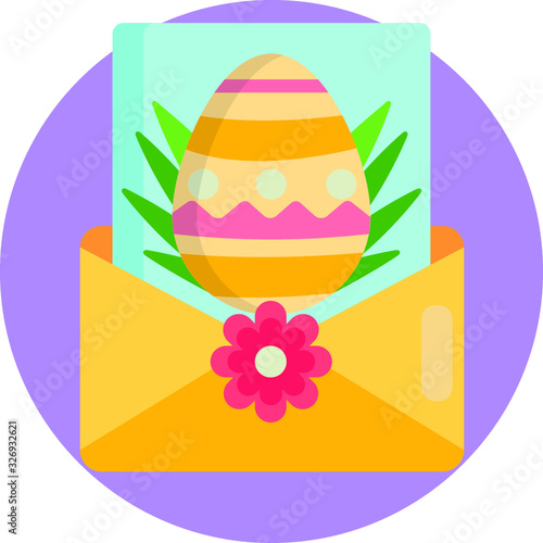 Ester spring icons vector illustration holidays