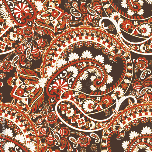 paisley seamless vector pattern