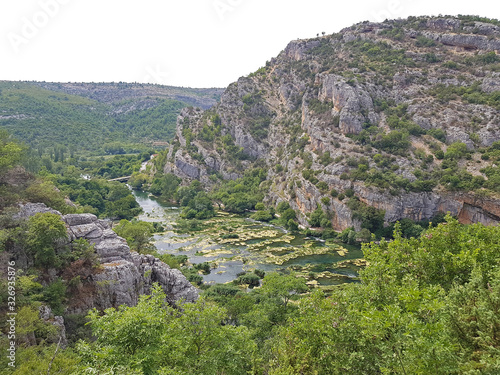 Roski Slap, sur la rivière Krka photo