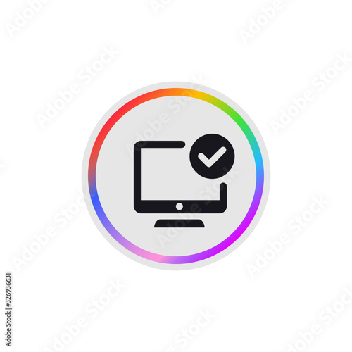 Verified System -  Modern App Button