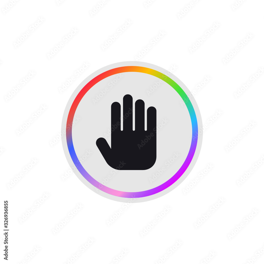 Stop - Modern App Button Stop - Modern App Button