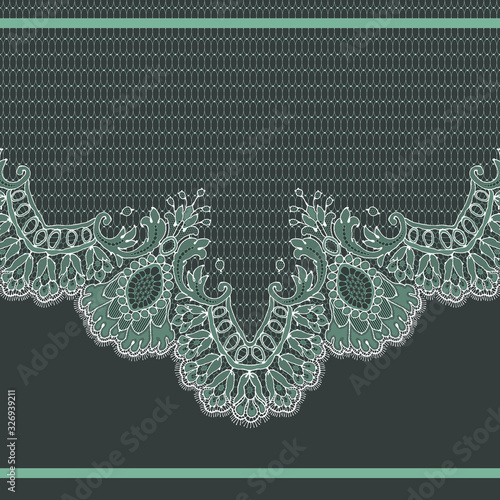 Vector Romantic Lace Frame. Vintage Classic victorian Lace Frame.