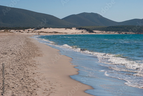 La spiaggia di Porto Pino