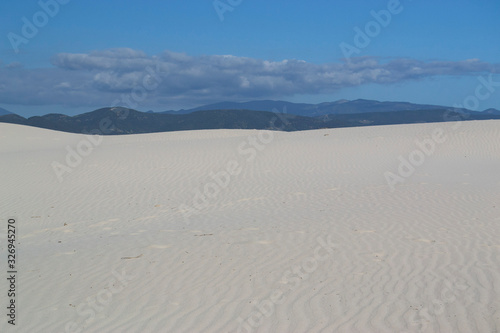 Le bianche dune di Is Arenas Biancas a Teulada