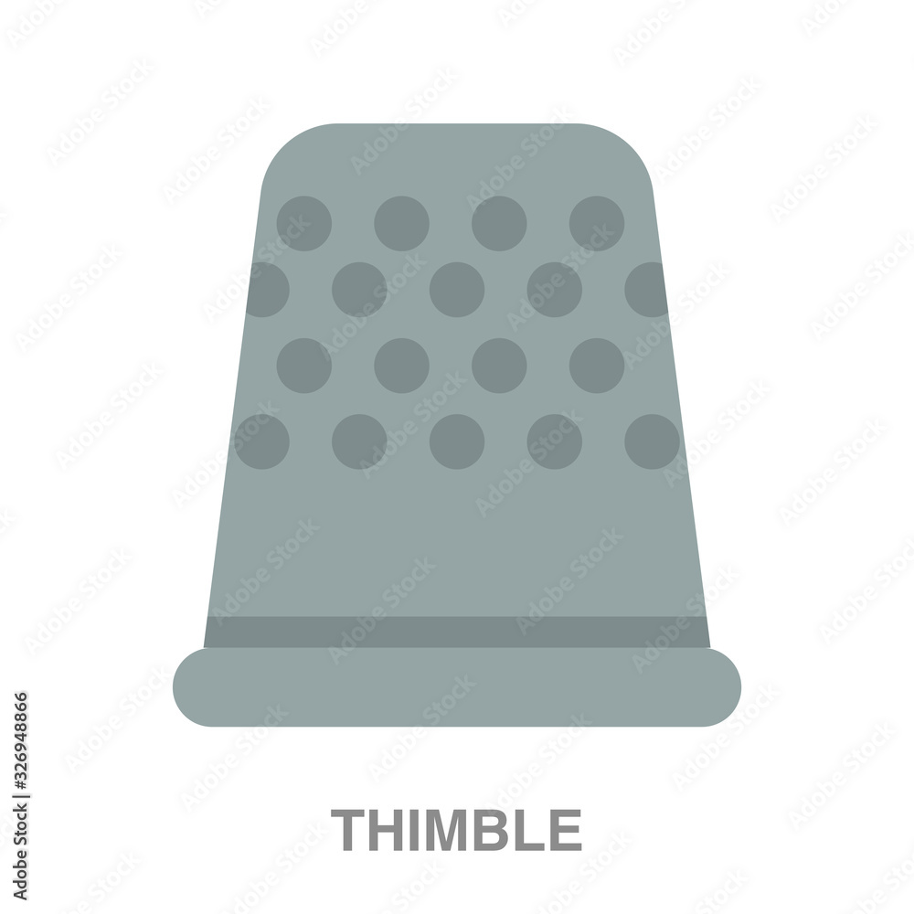 thimble flat icon on white transparent background. You can be used black ant icon for several purposes. thimble flat icon on white transparent background. You can be used black ant icon for several purposes.