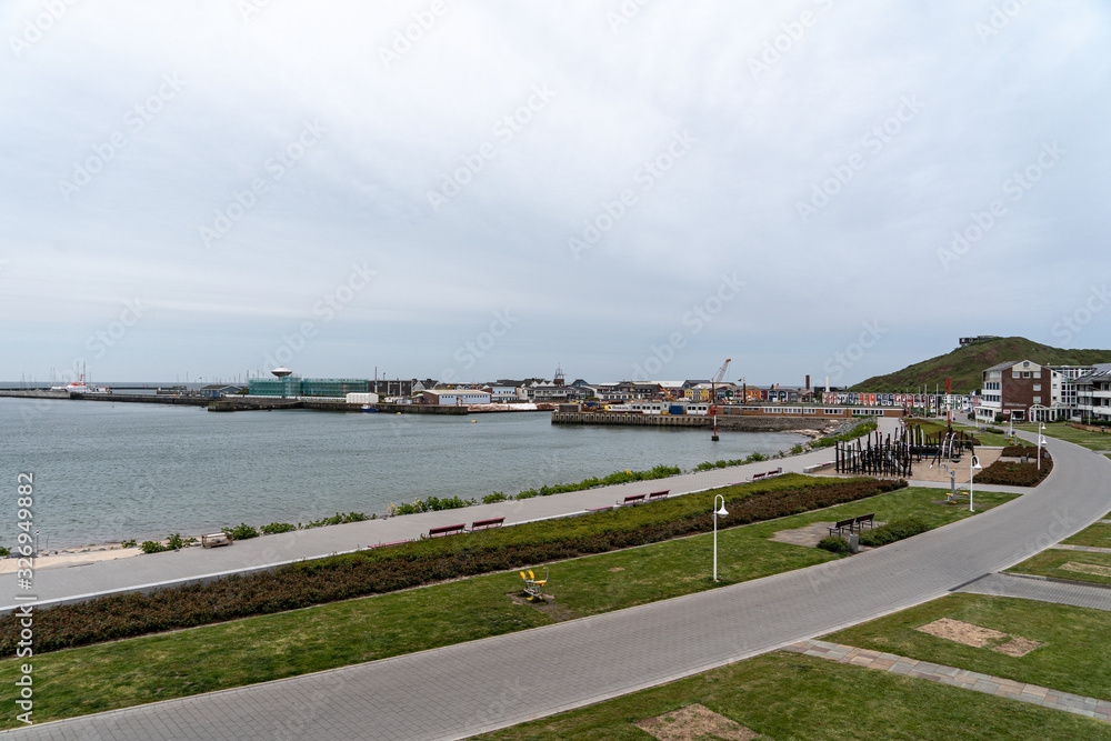 Fototapeta premium Helgoland Uferpromenade