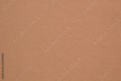 Quadro em tela Fabric cotton fold, top view. Beige textile