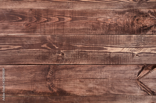 close up of wall made of brown wooden planks
