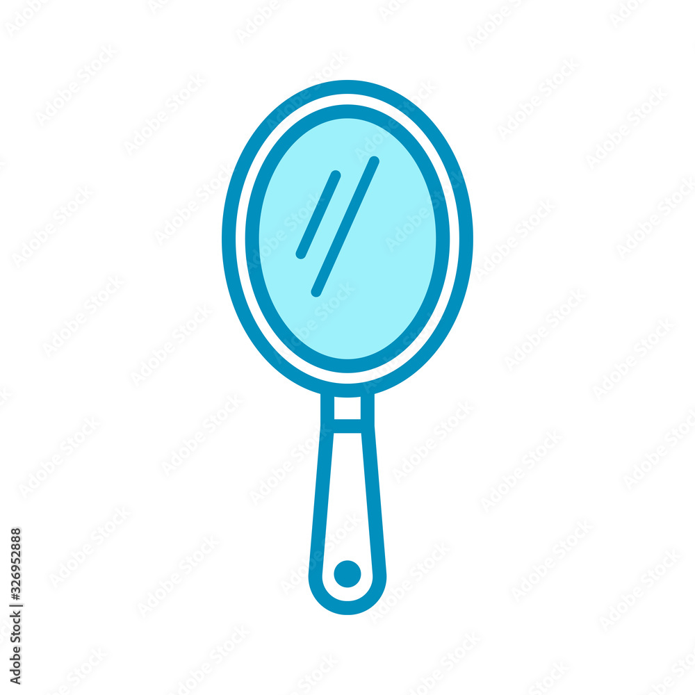 mirror - hand mirror icon vector design template mirror - hand mirror icon vector design template