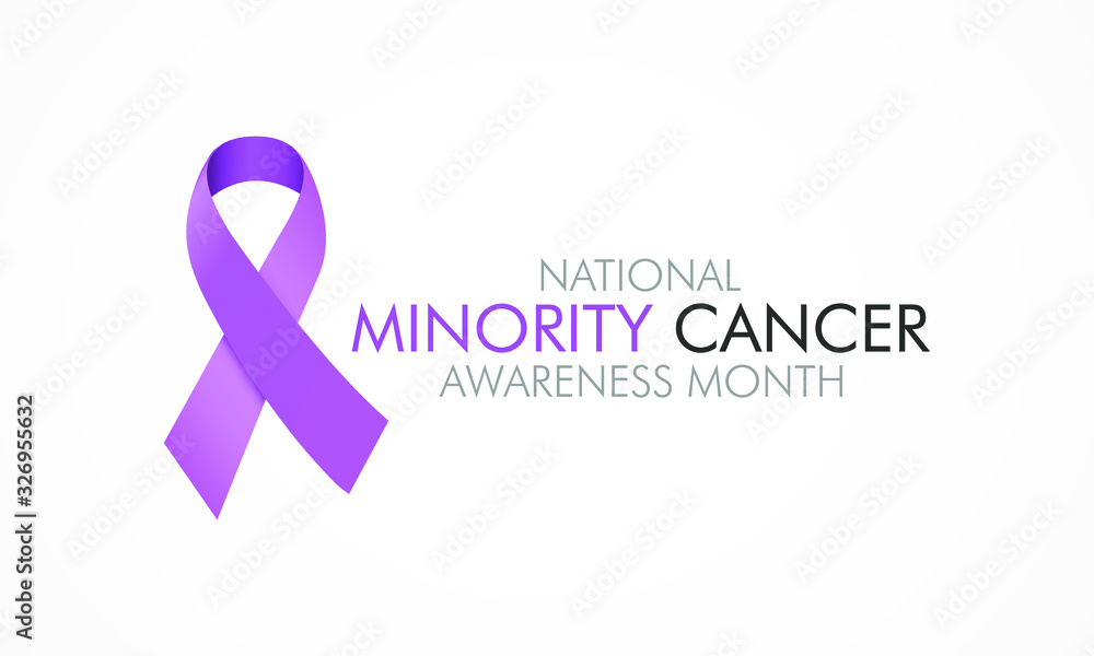 Vector illustration on the theme of National Minority Cancer awareness Month of April. Vector illustration on the theme of National Minority Cancer awareness Month of April.