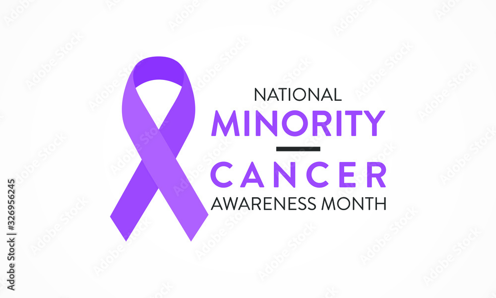 Vector illustration on the theme of National Minority Cancer awareness Month of April. Vector illustration on the theme of National Minority Cancer awareness Month of April.