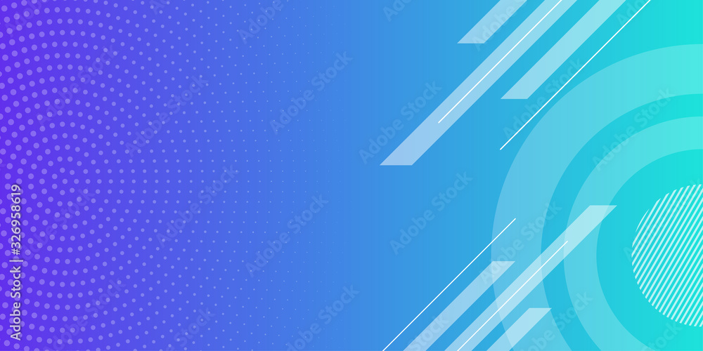 Naklejka premium Minimal geometric background. Dynamic shapes composition. Eps10 vector.
