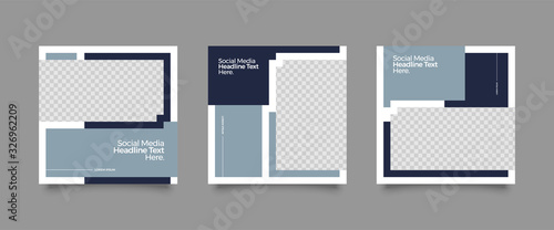 Set of Modern trendy covers idea. Editable simple info banner shop. Slides for app, web design digital style for social media pack. Square handpicked beauty posts, brochure layout design. pr promo