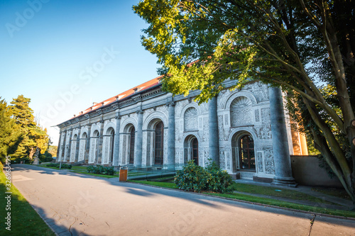 Canvas Print Ball game hall in royal garden of Prague castle called Micovna - Prague, Czech republic