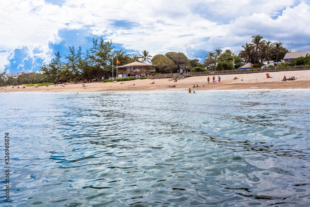 Fototapeta premium Plage de Saint-Pierre, île de la Réunion 