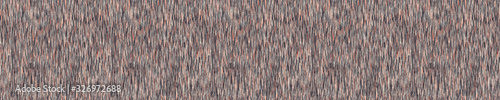 Seamless red grey variegated marl heather texture border background. Woven with blotched striped fabric style banner. Abstract camo vector pattern edge design.  Mottled melange space dye ribbon trim