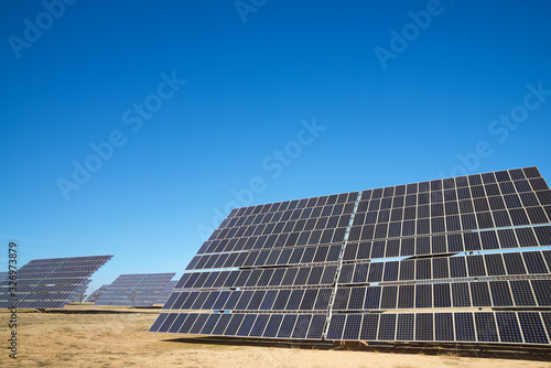 Photovoltaic panels view