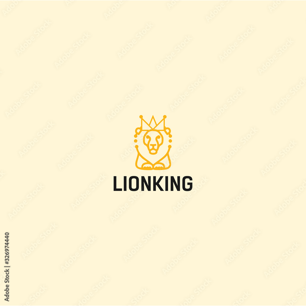 unique lion logo design. minimalist lion logo design unique lion logo design. minimalist lion logo design