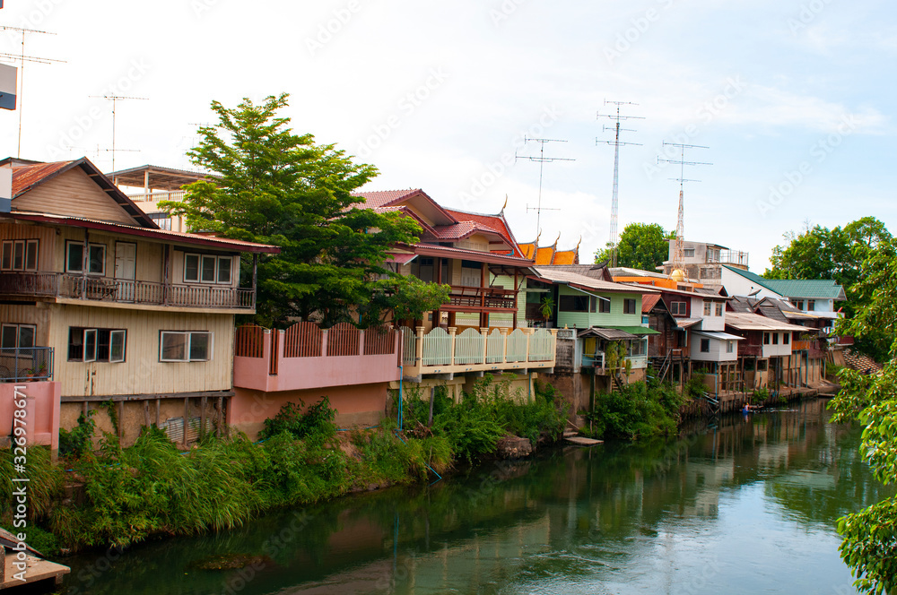 view of Phetchaburi Thailand view of Phetchaburi Thailand