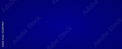 Hexagon color Blue background