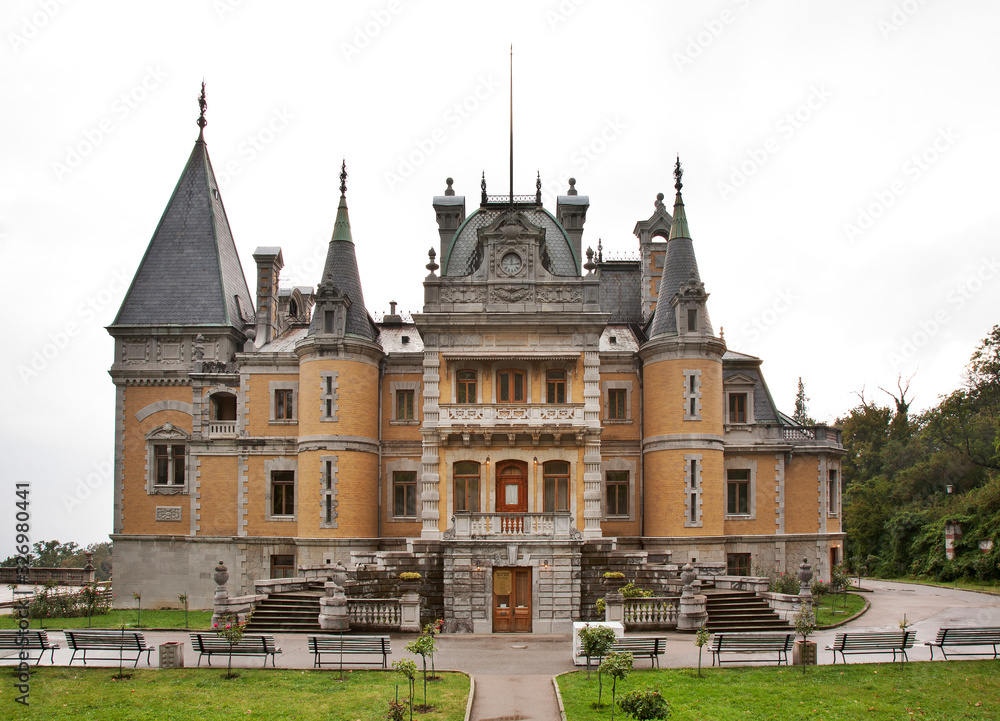 Palace of emperor Alexander III in Massandra. Crimea. Ukraine