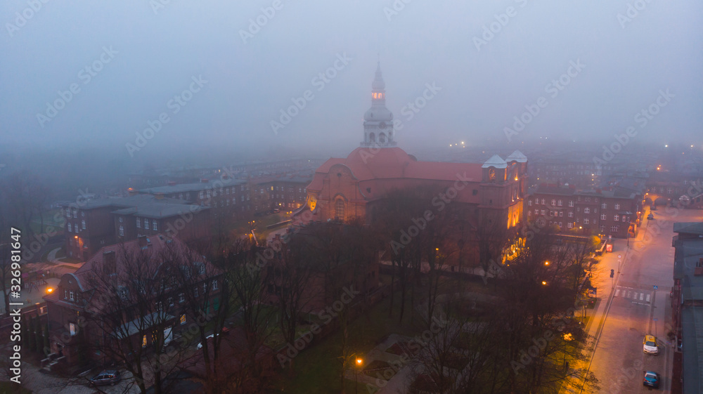 Fototapeta premium Zabytkowa dzielnica Śląska Nikiszowiec Polska