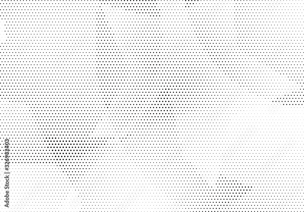 Fototapeta premium Abstract halftone dotted background. Monochrome grunge pattern with dot and circles. Vector modern pop art texture for posters, sites, business cards, cover, postcards, labels, stickers layout.