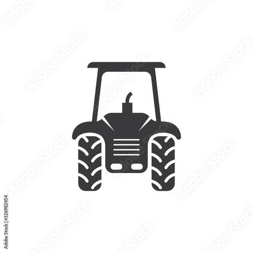 tractor farmer  icon vector illustration design
